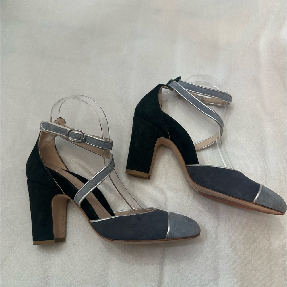 Mavette Colorblock Nola Dorsay Pump Heels Size 39.5EU - Picture 5 of 12